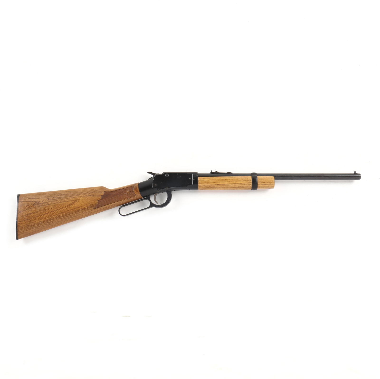 Sears Roebuck Model 340 .22 Ted Williams Youth Lever-Action Rifle: Sears Roebuck Model 340 .22 Ted Williams Youth Lever-Action RifleSerial number 490420450 on left side of receiver, 18 in. blued barrel marked TED WILLIAMS / MODEL NO. 340.530430 -.22 CAL.- S.L.LR / SE
