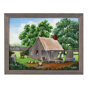 Charlene Haik (American), Cabin Scene