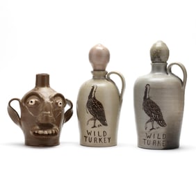 Three Pottery Vesels, R. Emmett Albright, Seagrove, NC