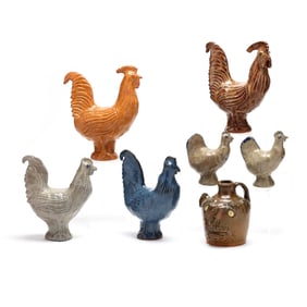 A Group of Charles Moore Pottery