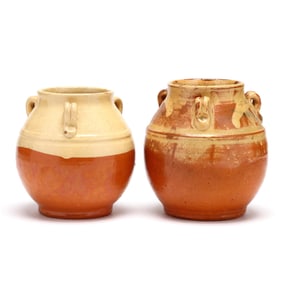 Two Early Jugtown Sung Style Vases