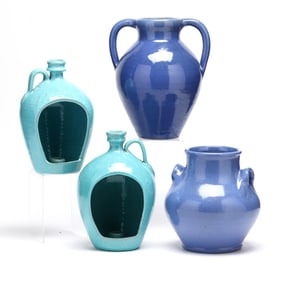 Four Attributed JB Cole Pottery Items