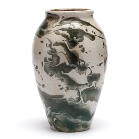 Baluster Vase, C.R. Auman Pottery, C.B. Masten Glazier