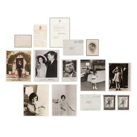 Group of Kennedy Family Letters and Photographs