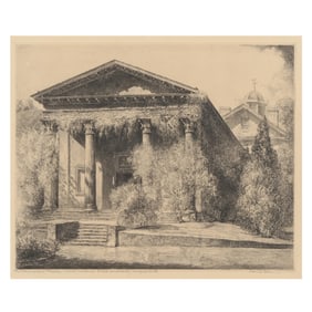 Louis Orr (American, 1879-1961), Playmakers’ Theater, North Carolina State University [University