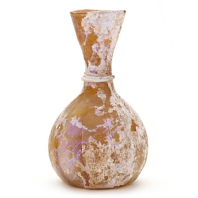 Glass Bottle, Late Roman, 4th Century A.D.