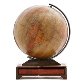 Vintage Hammond's Terrestrial Globe and Atlas