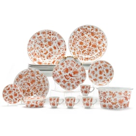 Mottahedeh Sacred Bird & Butterfly Tableware (20).