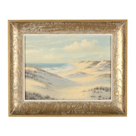 Josef Arentz (German-American, 1903-1969), Sand Dunes at Wells, Maine