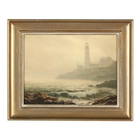 Josef Arentz (German-American, 1903-1969), Portland Head Light