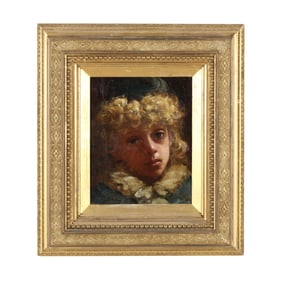 Hugo August Bernhard Breul (German-American, 1854-1910), Head of a Woman