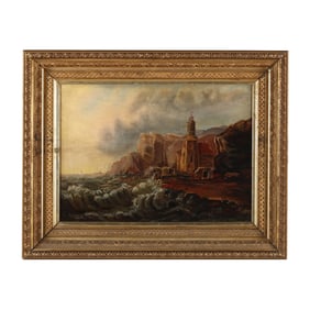 American School (19th century), Off the Coast of Spain