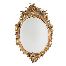 Rococo Style Giltwood Wall Mirror