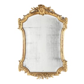 French Renaissance Revival Giltwood Wall Mirror