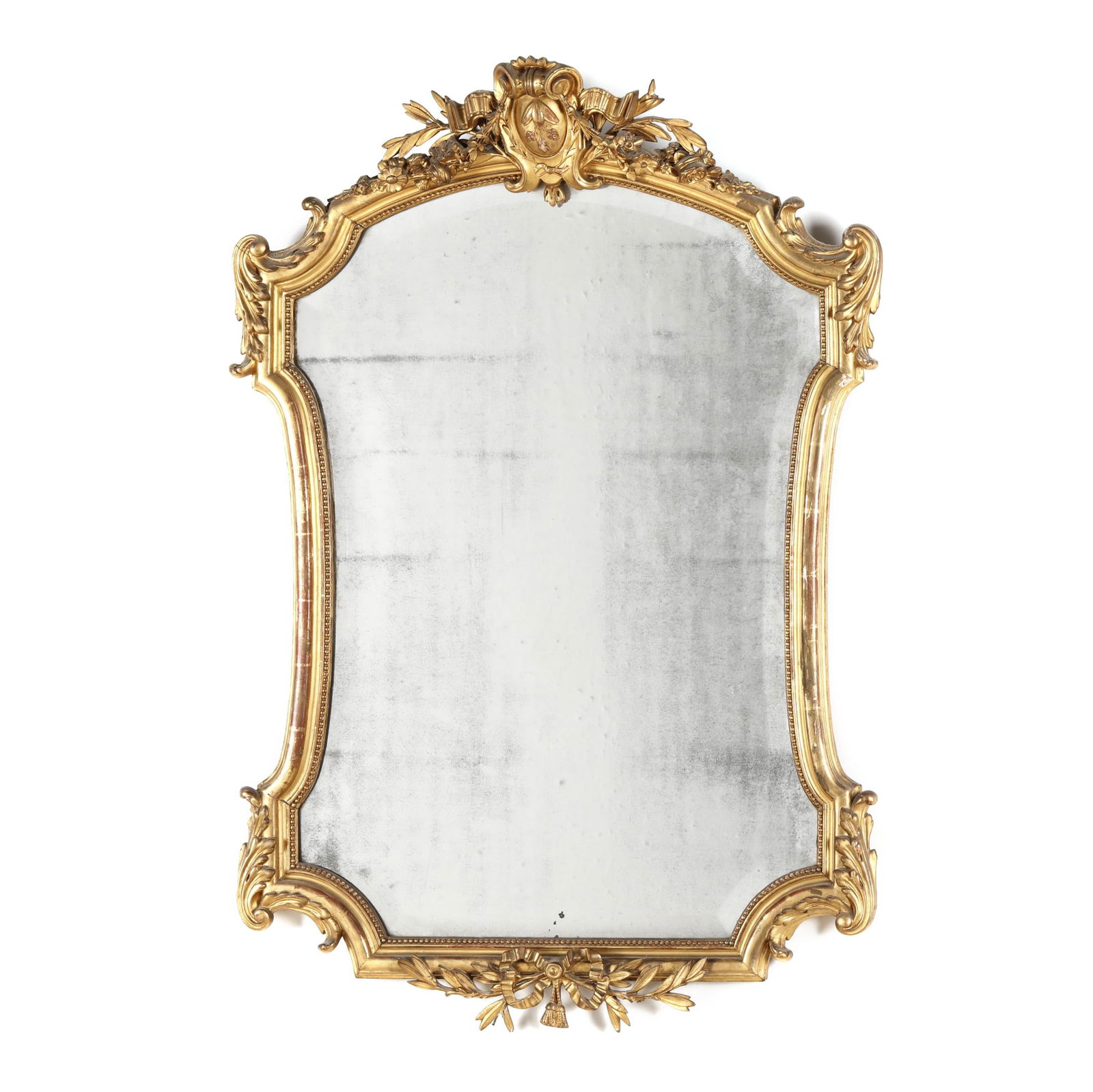French Renaissance Revival Giltwood Wall Mirror (1 of 6)