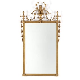 D. Milch & Sons Inc., Vintage Adam Style Giltwood Wall Mirror