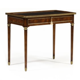 Louis XVI Style Mahogany and Ormolu Vitrine Table