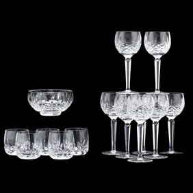 (14) Assorted Pieces of Waterford Patrice Crystal