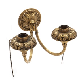 A Vintage Gilt Metal Wall Sconce