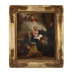 Continental School (18th Century), The Annunciation of Elizabeth