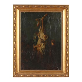 After Rembrandt (Dutch, 1606-1669), Descent from the Cross