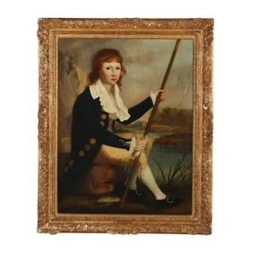 A Mid-Georgian Portrait of a Young Angler