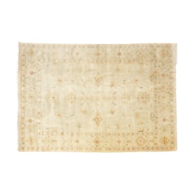 Indo-Oushak Room Size Carpet