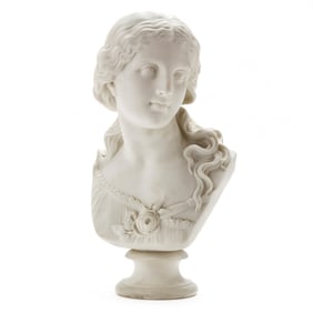 A Copeland Parianware Model of Love , After Raphaelle Monti (Italian,1818-1881)
