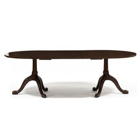 Kittinger, Colonial Williamsburg Restoration Double Pedestal Dining Table