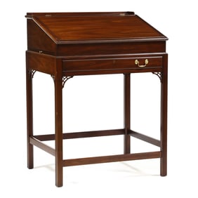 Henkel Harris, Chippendale Style Mahogany Standing Desk