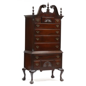 Chippendale Style Highboy, Charak Furniture Company, Boston