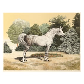 Milford "Mel" Joseph Hunter III (American, 1927-2004), Set of Ten Horse Breed Lithographs