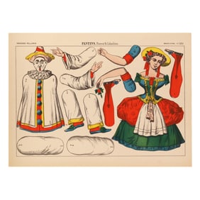 Group of Nine Antique Graphic Works