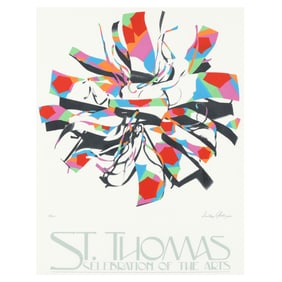 Dorothy Gillespie (American, 1920-2012), St. Thomas Celebration of the Arts Exhibition Poster