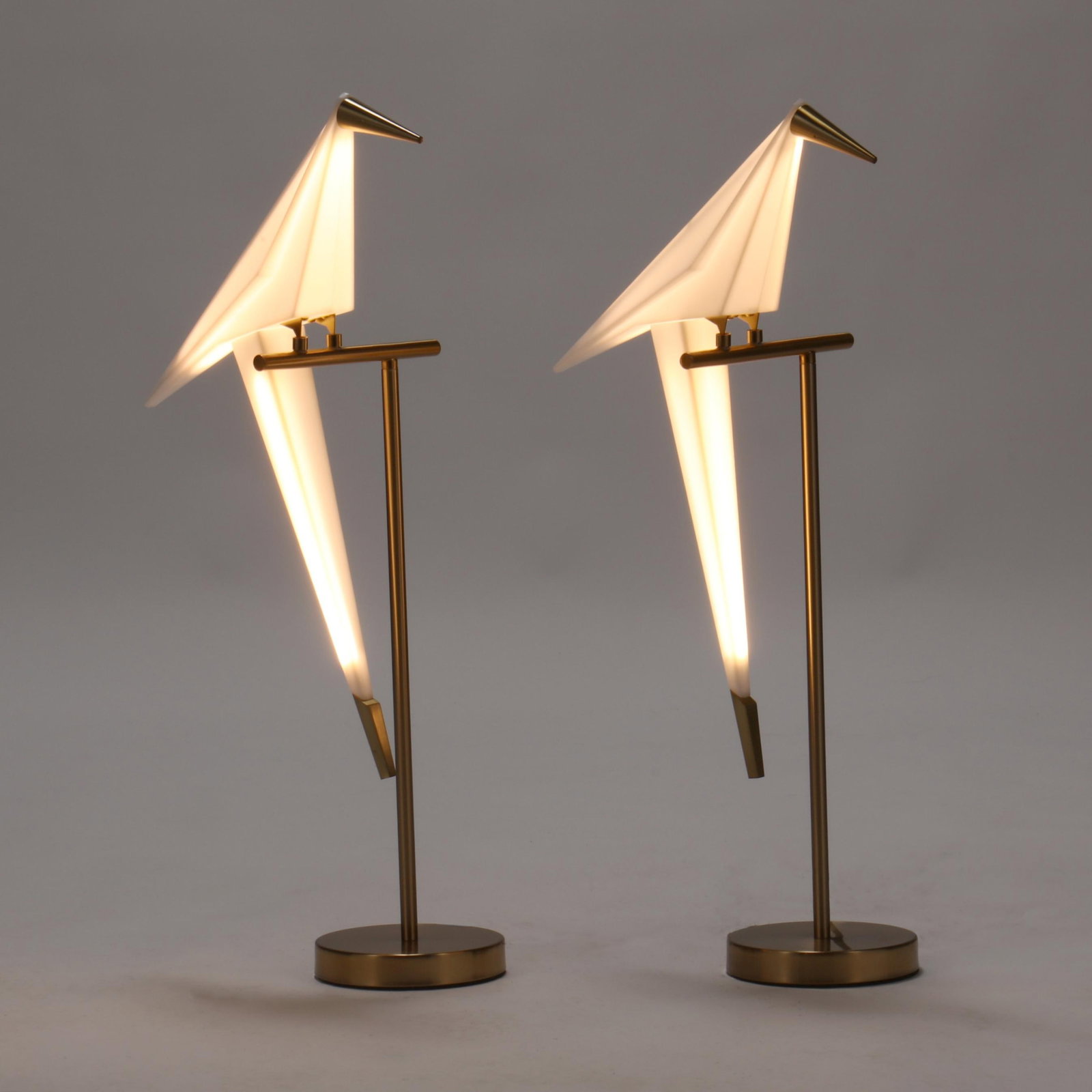 Pair of Origami Bird Table Lamps (1 of 8)