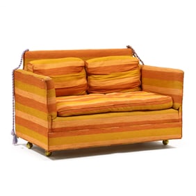 Vintage Knole Upholstered Settee