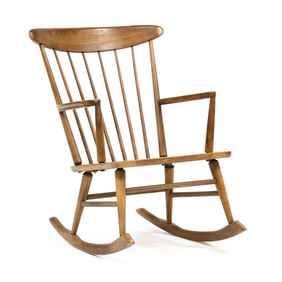 American Mid-Century Modern Rocking Chair