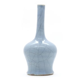 A Chinese Style Light Blue Porcelain Vase