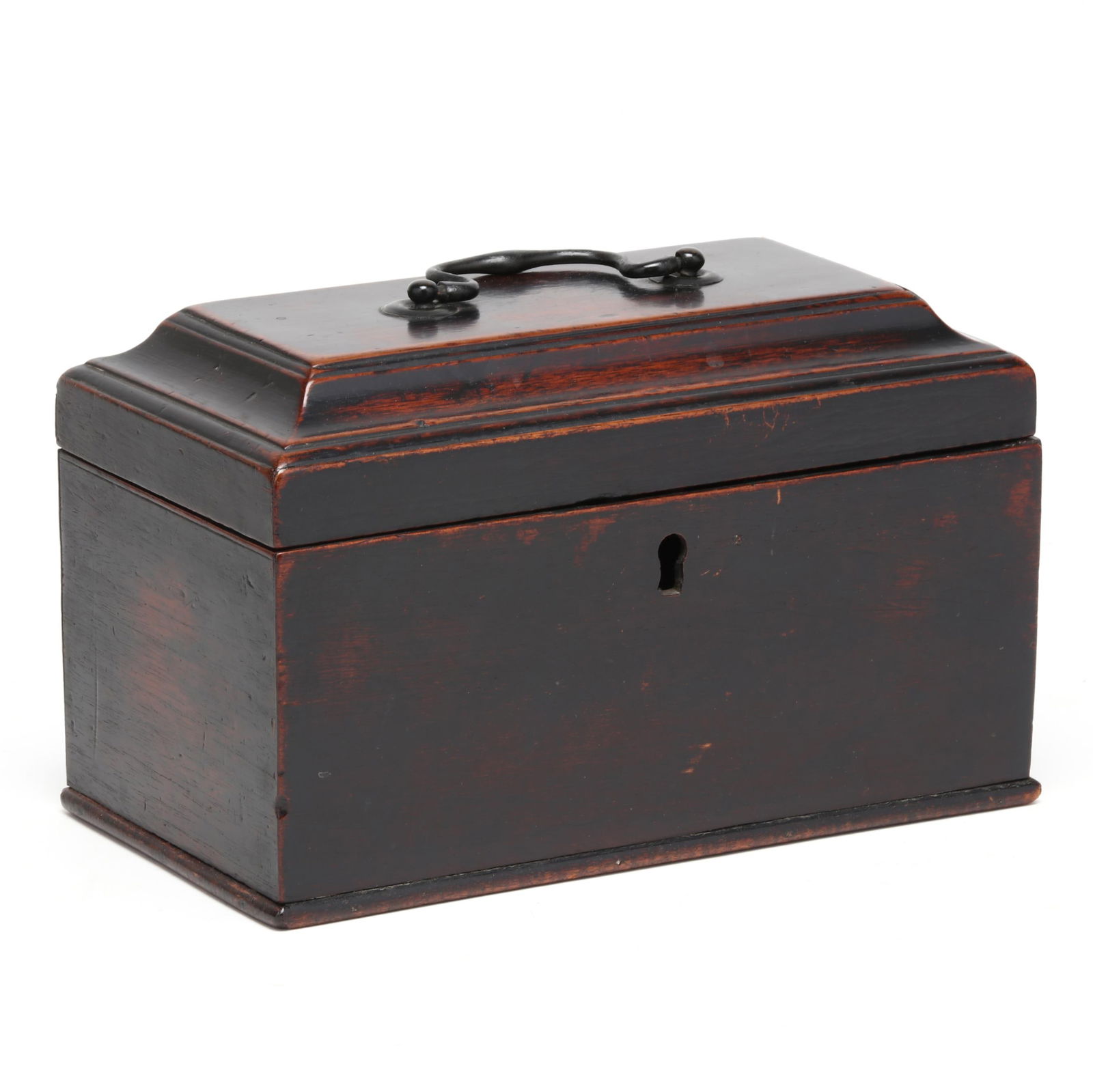 George III Chippendale Mahogany Tea Caddy (1 of 5)