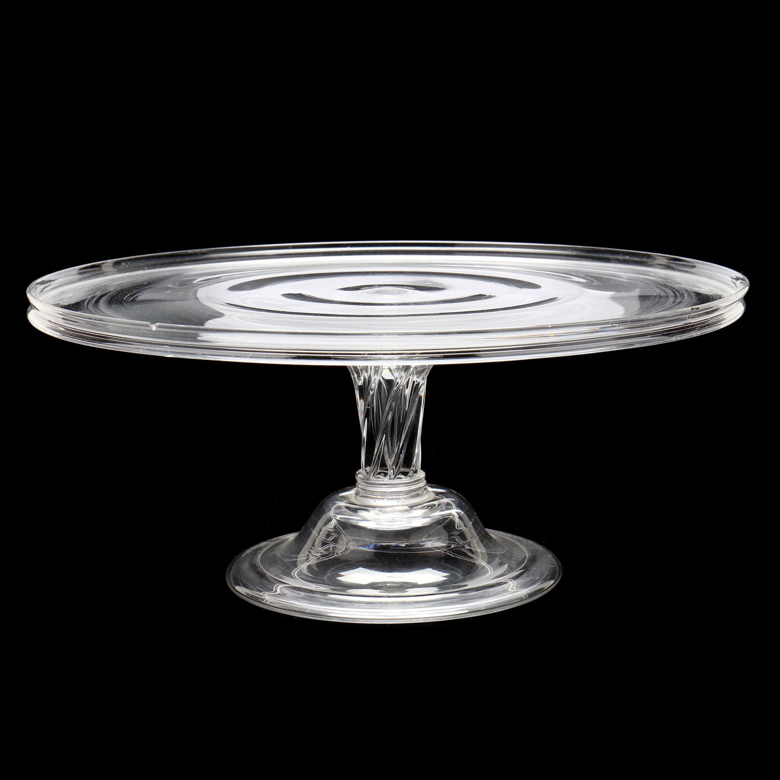 George III Large Blown Glass Tazza / Cake Stand (1 of 4)