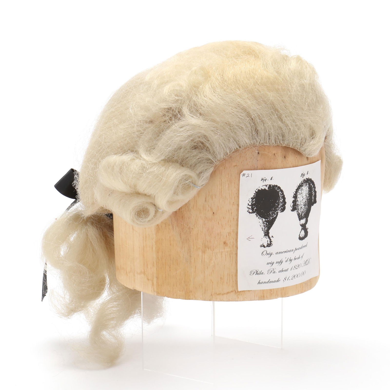 A Philadelphia Powdered Wig by Anthony Boch (1 of 4)