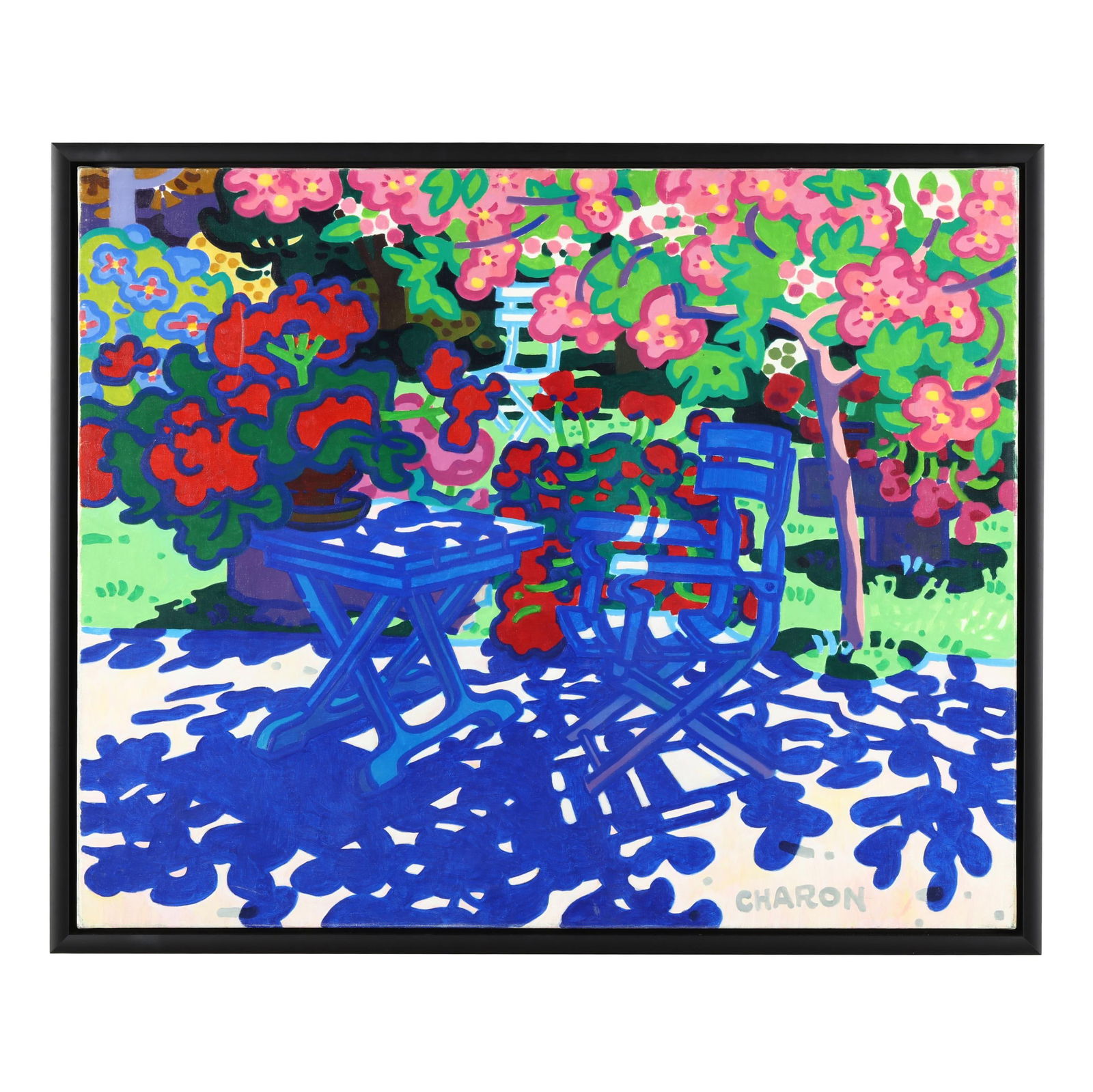 Guy Charon (French, 1927-2021), Sunlit Garden Vignette (1 of 6)