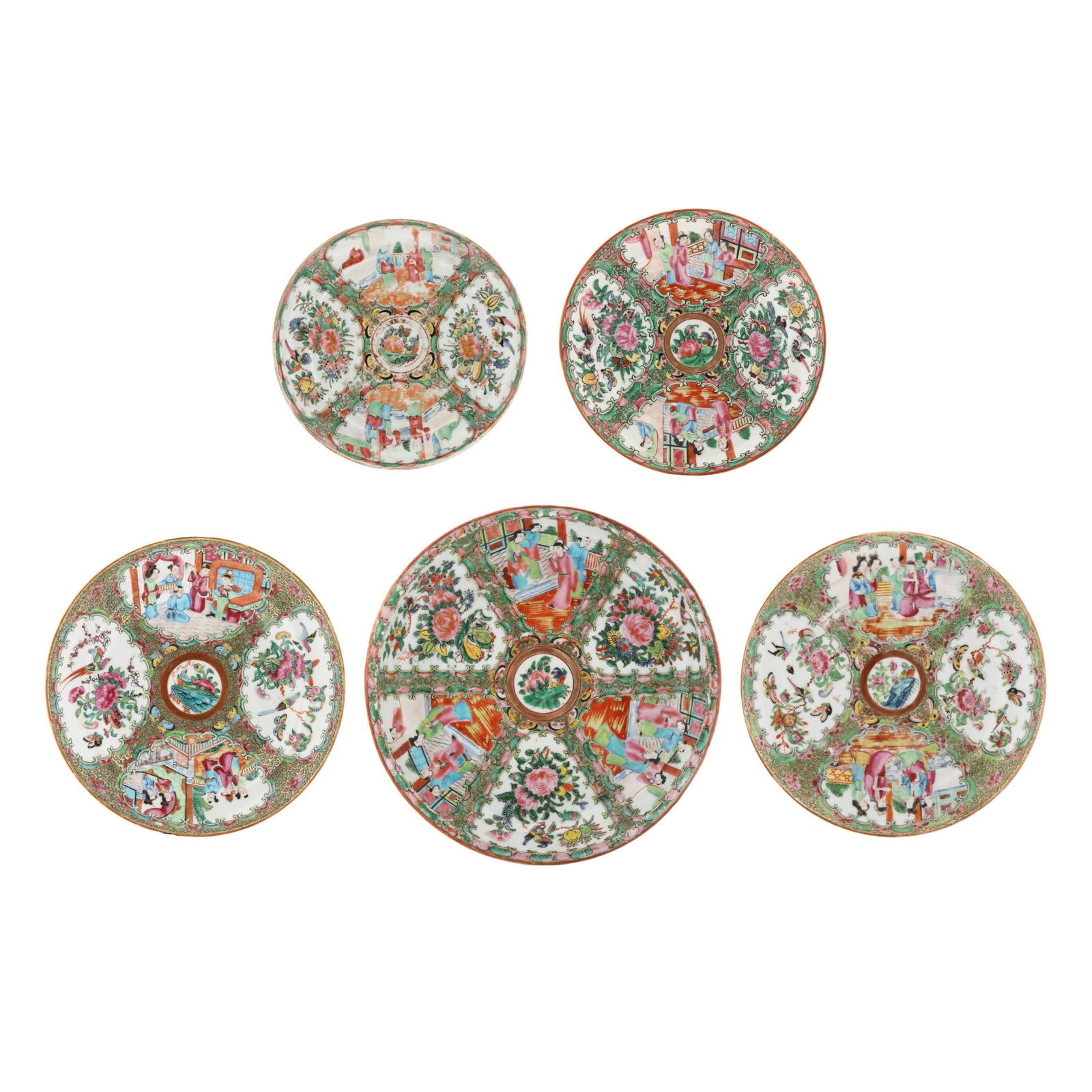 A Collection of Chinese Export Rose Medallion Porcelain (1 of 11)