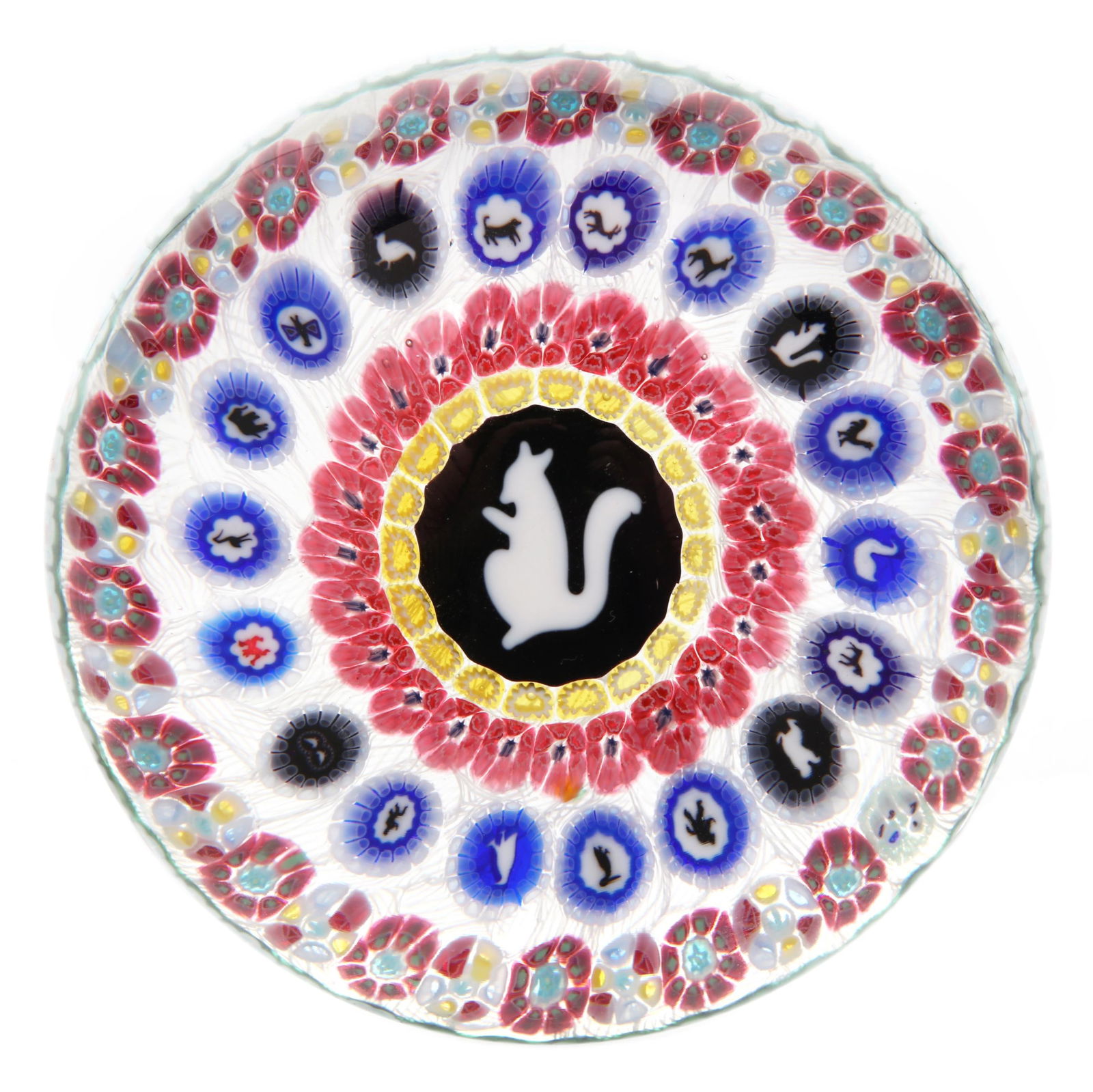 1971 Baccarat  White Squirrel  Paperweight (1 of 5)