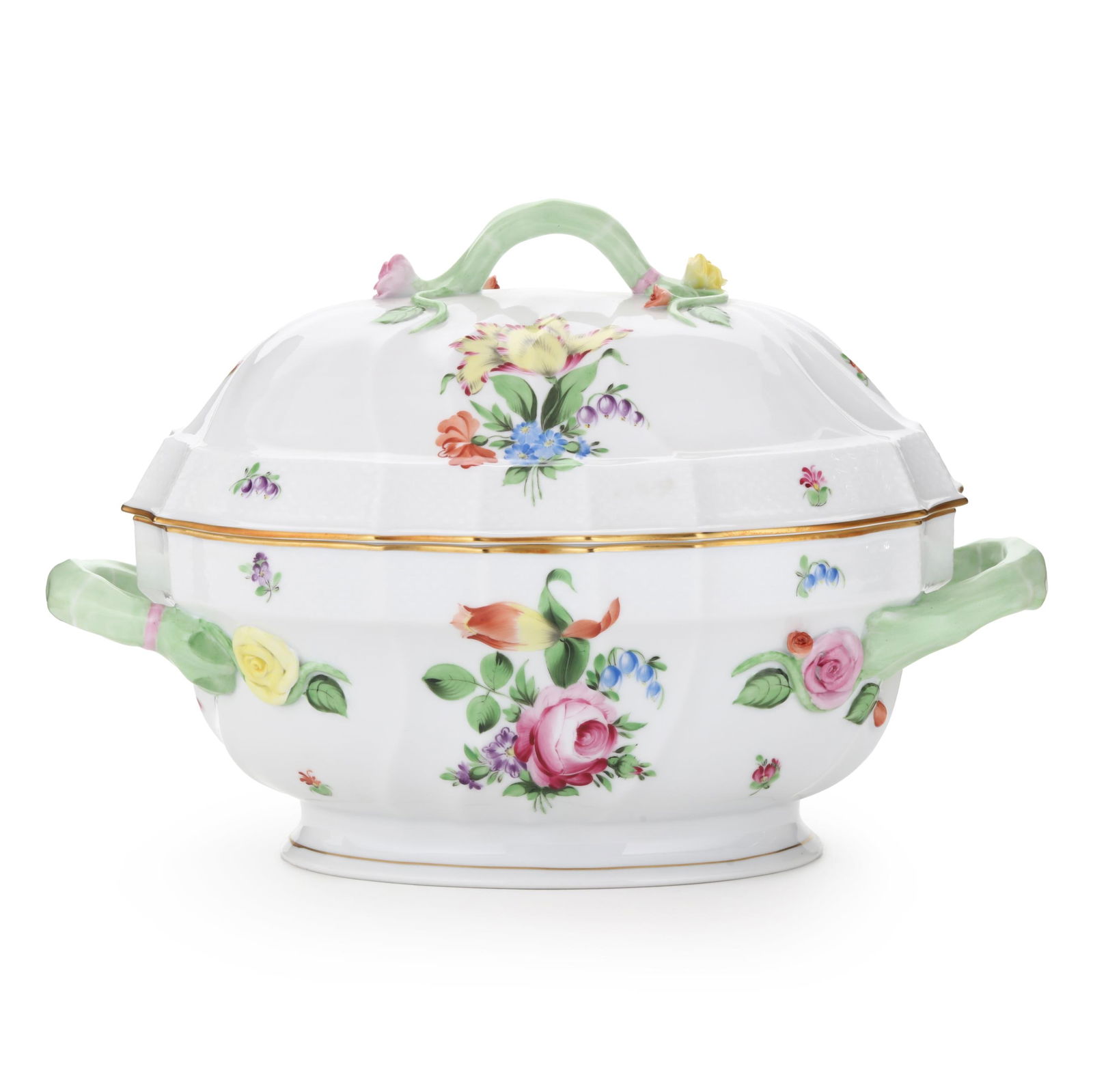 Herend Porcelain  Queen Victoria  Soup Tureen (1 of 6)