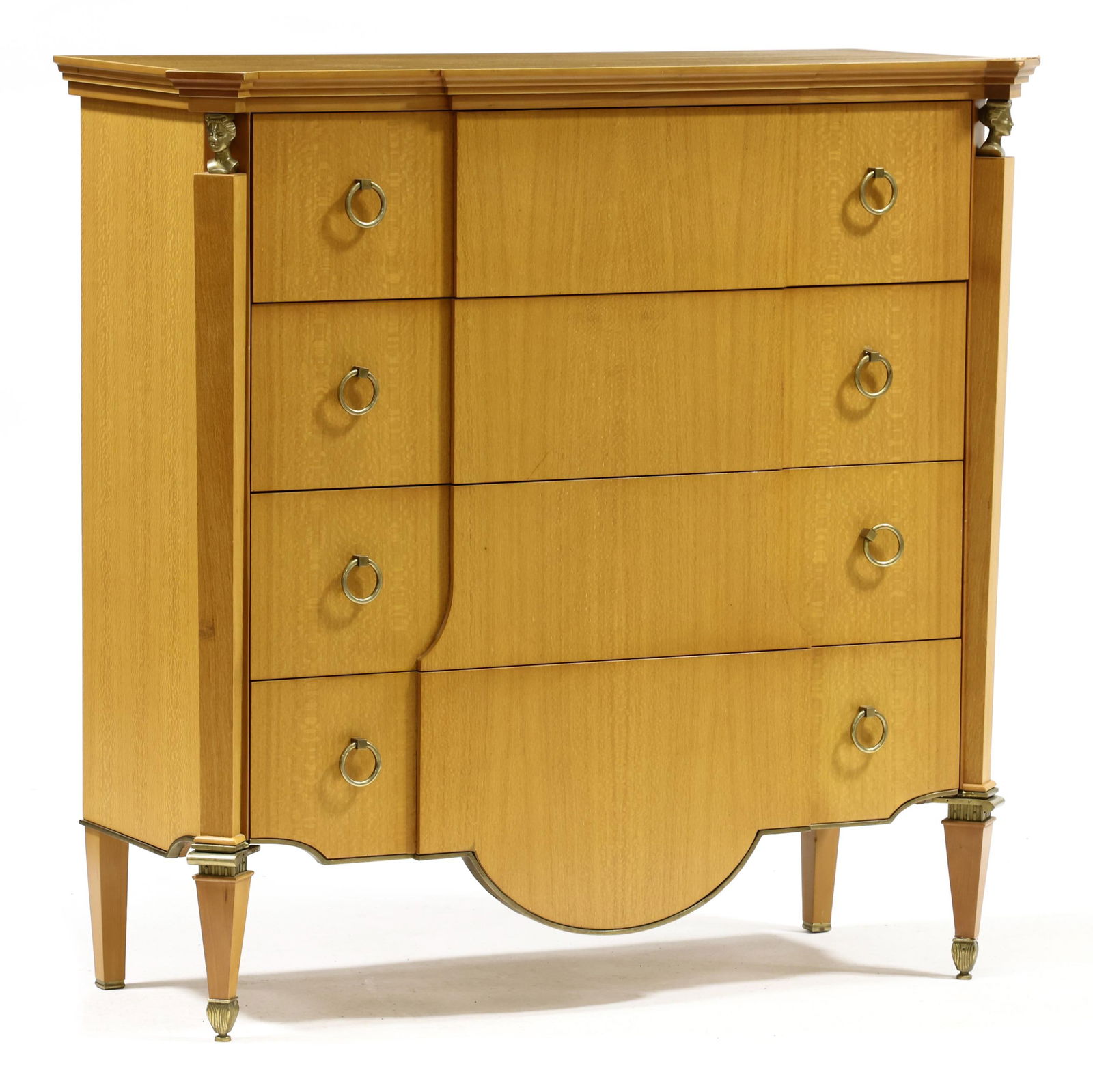 John Widdicomb, Neoclassical Style Semi-Tall Chest of Drawers (1 of 7)