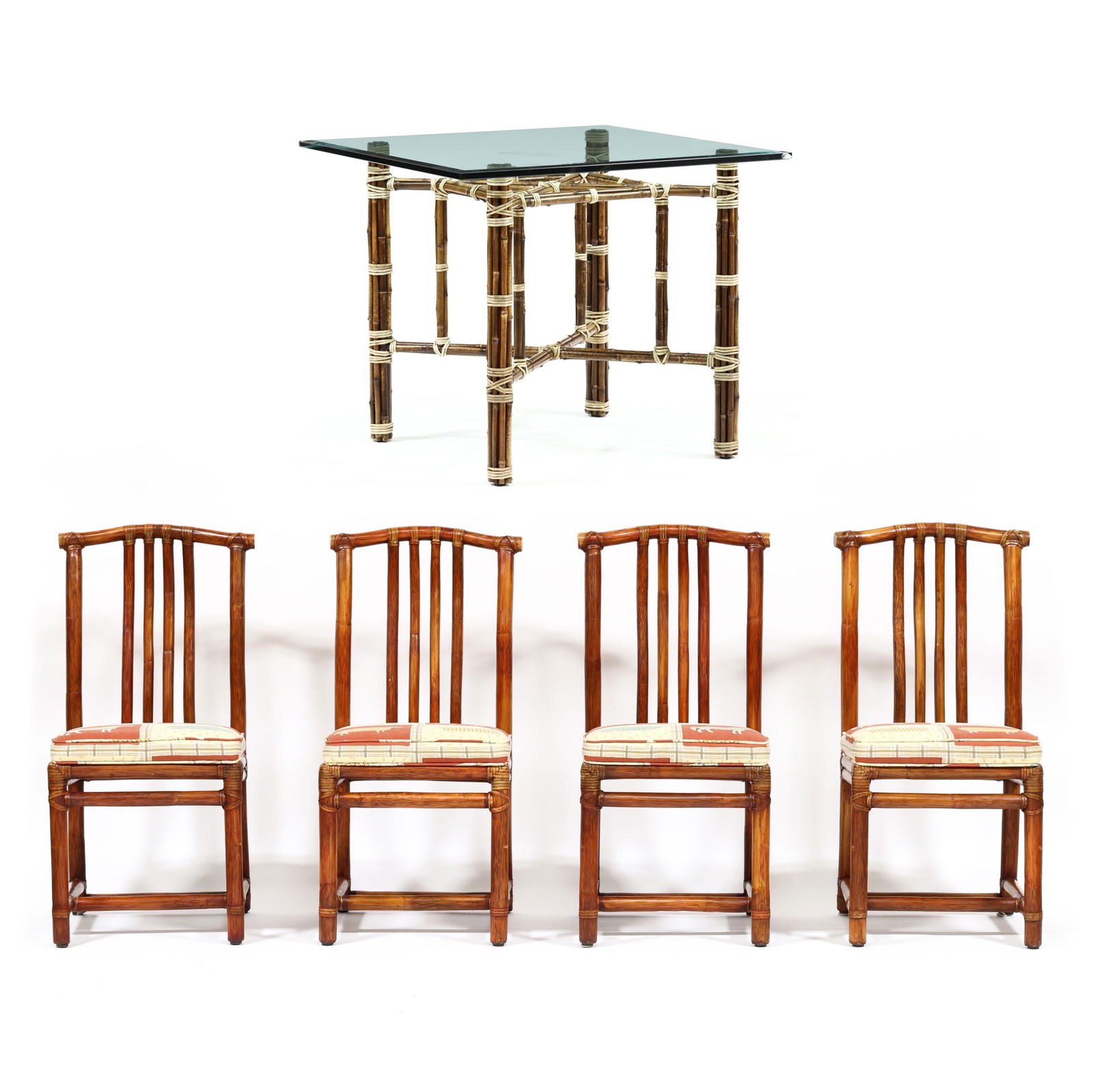 Thomas McGuire, Bamboo Breakfast Table and Four Chairs (1 of 11)