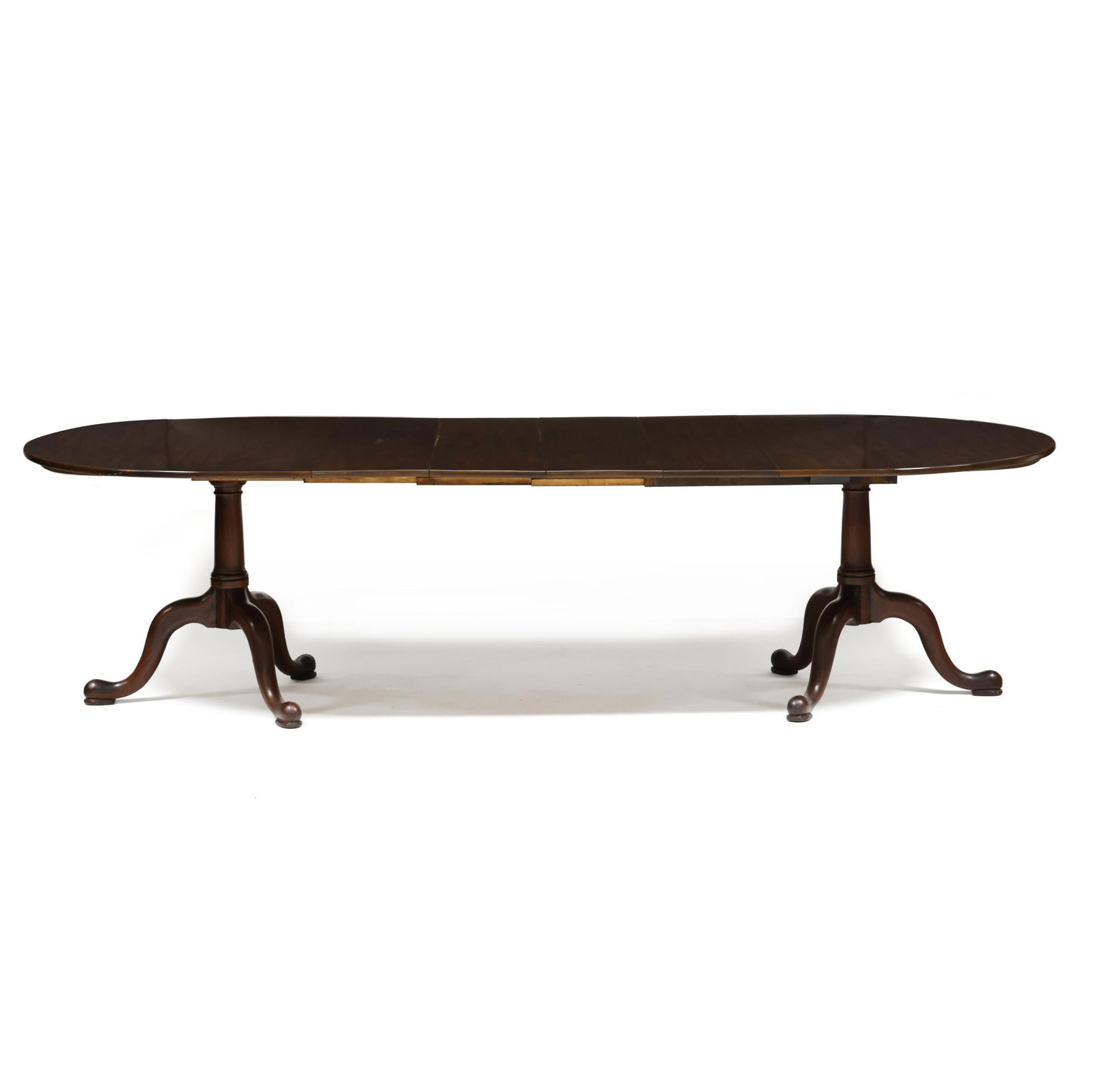 Henkel Harris, Double Pedestal Mahogany Dining Table with Four Leaves (1 of 6)