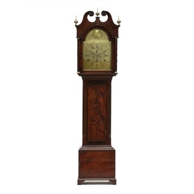 George III Mahogany Tall Case Clock, Alexander Kirkwood, Paisley