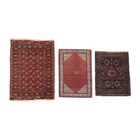 Three Oriental Area Rugs